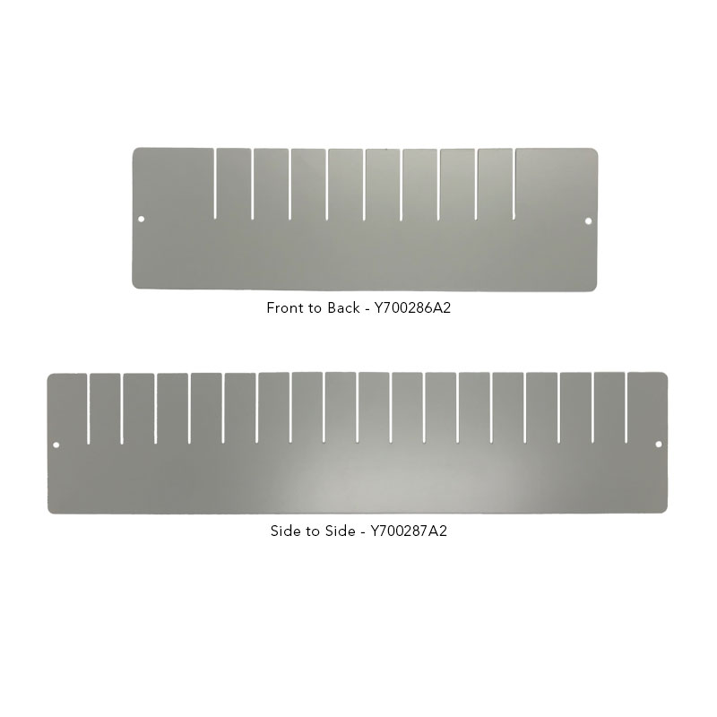 Divider set for 6, 9, 12" Aluminum Full-Size Unicart Drawers